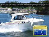 Marine deep cycle batteries