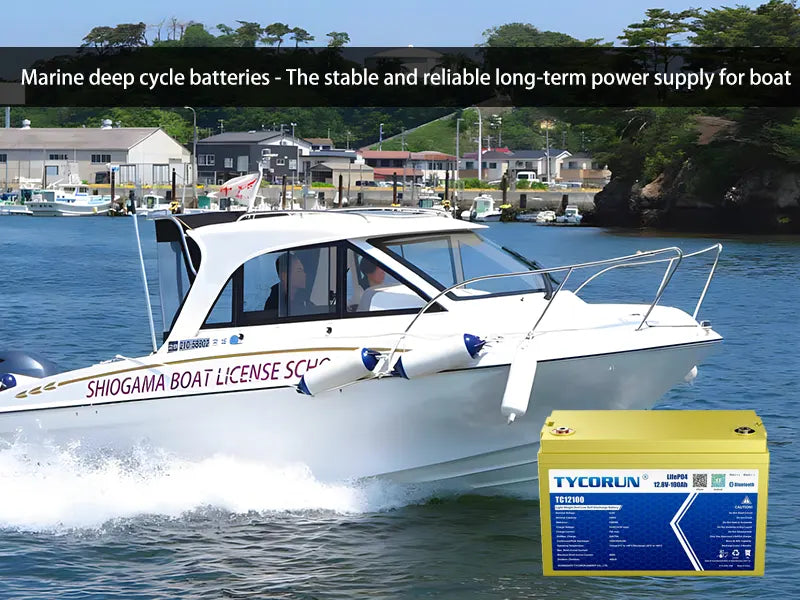 Marine deep cycle batteries