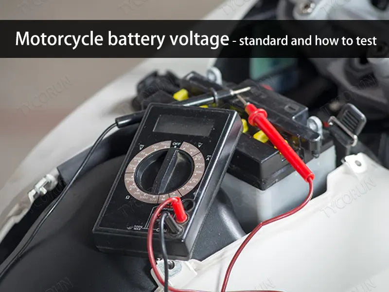 Motorcycle battery voltage - standard and how to test