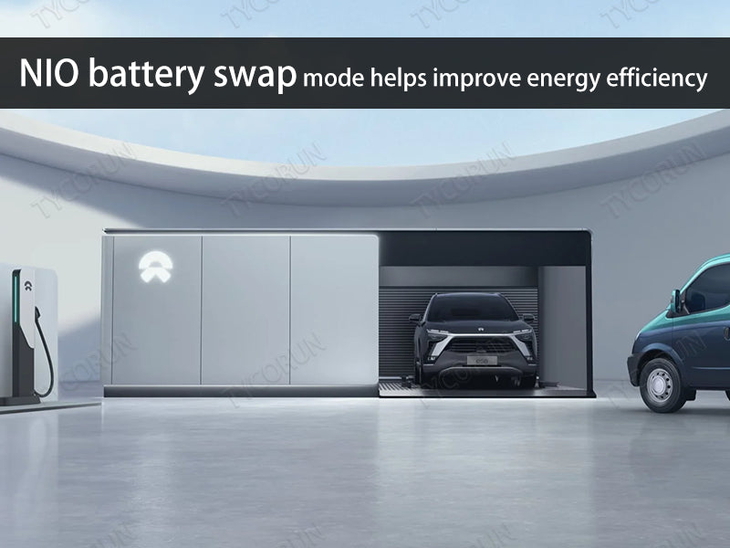 NIO battery swap mode helps improve energy efficiency