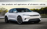 New products and applications of all-electric vehicles