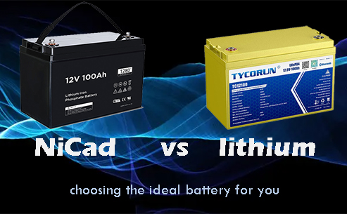 NiCad vs lithium - choosing the ideal battery for you
