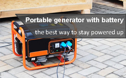 Portable generator with battery - the best way to stay powered up