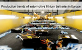 Production trends of automotive lithium batteries in Europe