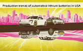Production trends of automotive lithium batteries in USA