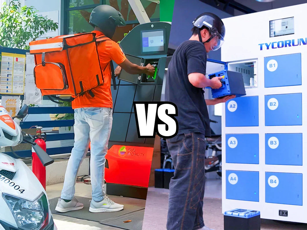 SUN Mobility Battery Swapping vs Tycorun