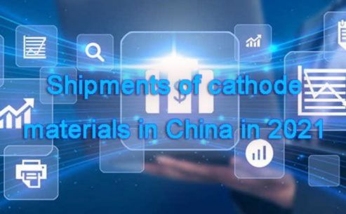 Shipments of cathode materials in China in 2021
