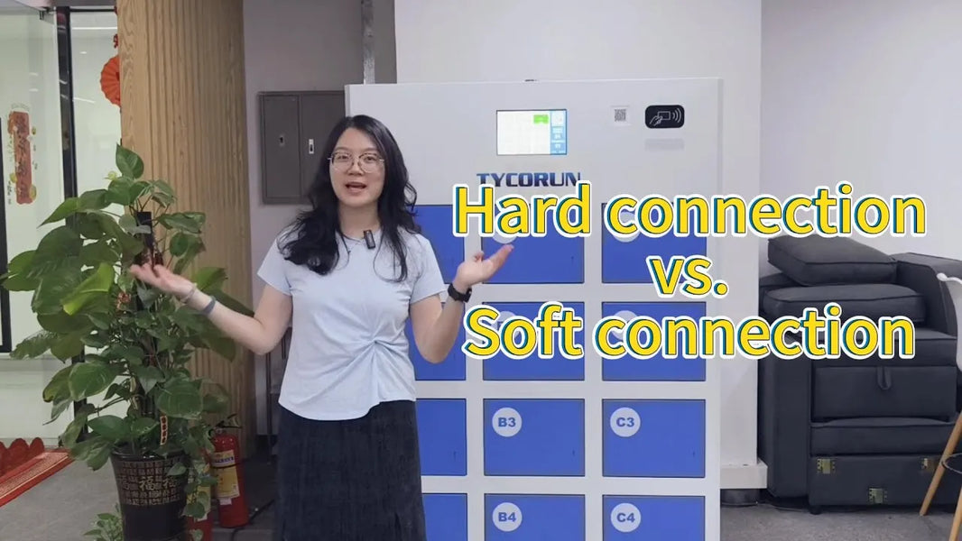 Soft vs hard connection battery swapping cabinet comparison TYCORUN