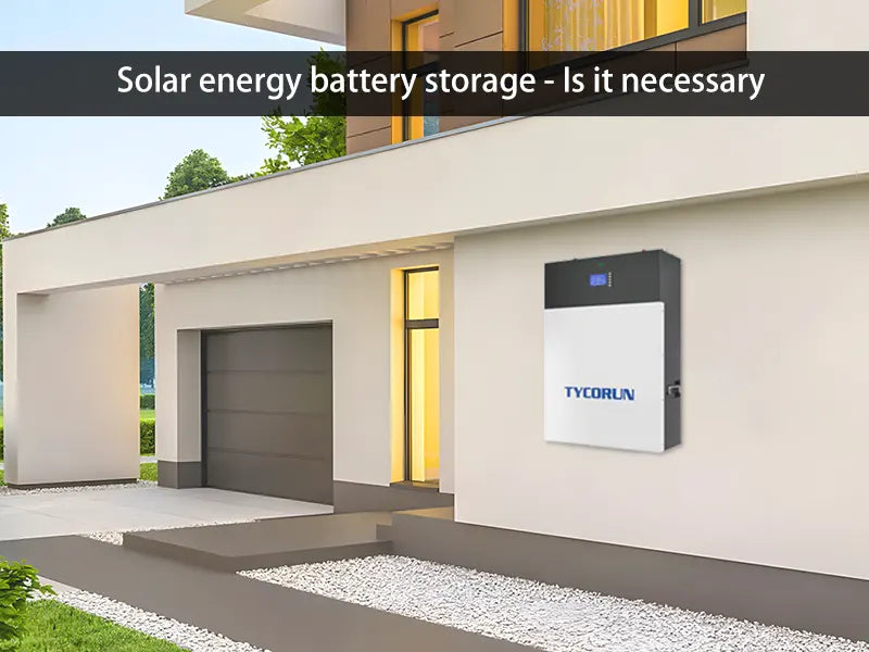 Solar energy battery storage