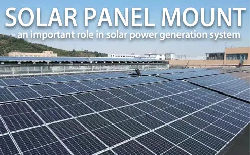 Solar panel mount - an important role