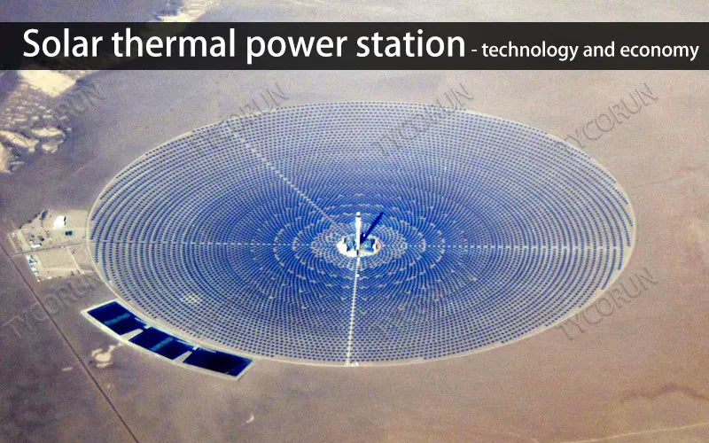 Solar thermal power station - technology and economy
