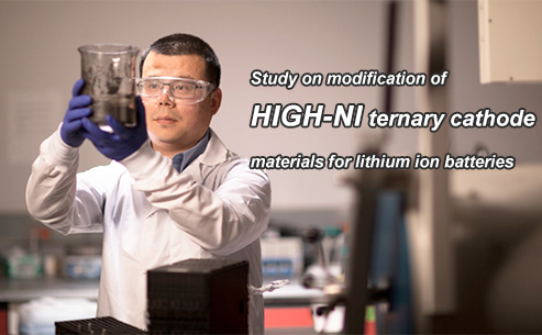 Study on modification of high-Ni ternary cathode materials
