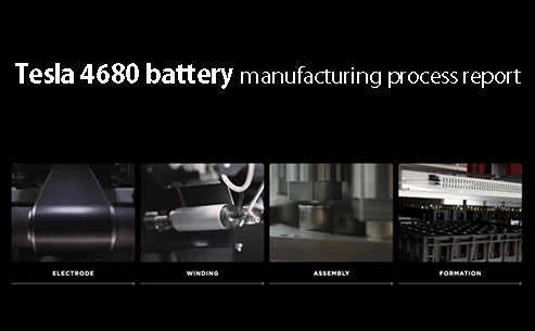 Tesla 4680 battery manufacturing process report