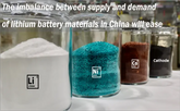 The imbalance between supply and demand of lithium battery materials in China will ease