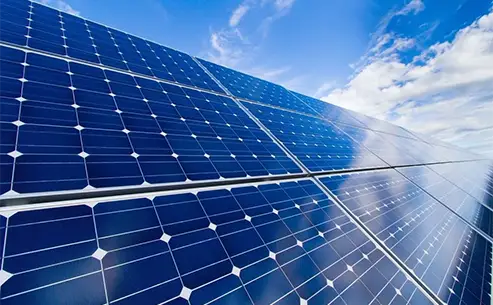 The process of solar cells manufacturing  