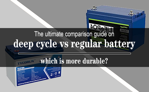 The ultimate comparison guide on deep cycle vs regular battery - which is more durable