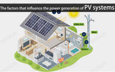 The factors that influence the power generation of PV systems