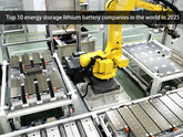Top 10 energy storage lithium battery companies in the world in 2025