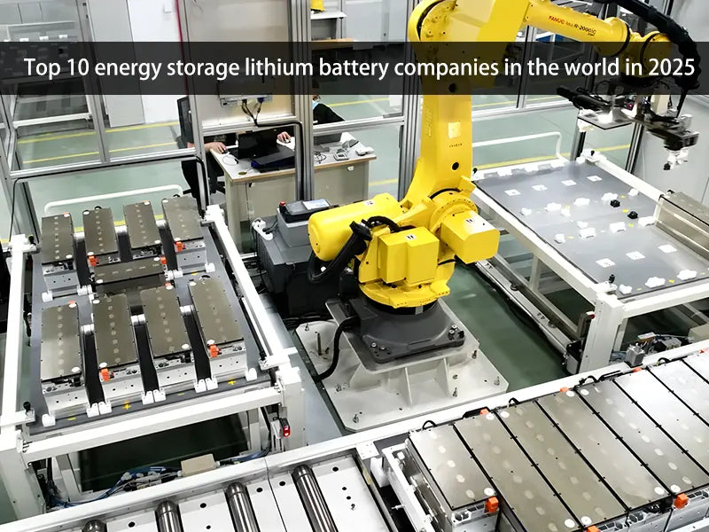 Top 10 energy storage lithium battery companies in the world in 2025