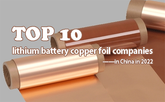 Top 10 lithium battery copper foil companies in China in 2022