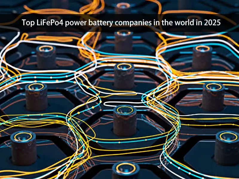Top LiFePo4 power battery companies in the world