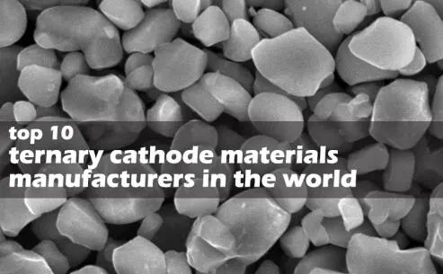 Top ternary cathode materials manufacturers in the world
