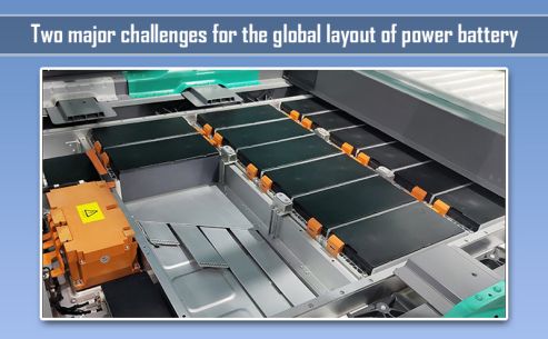 Two major challenges for the global layout of power batteries