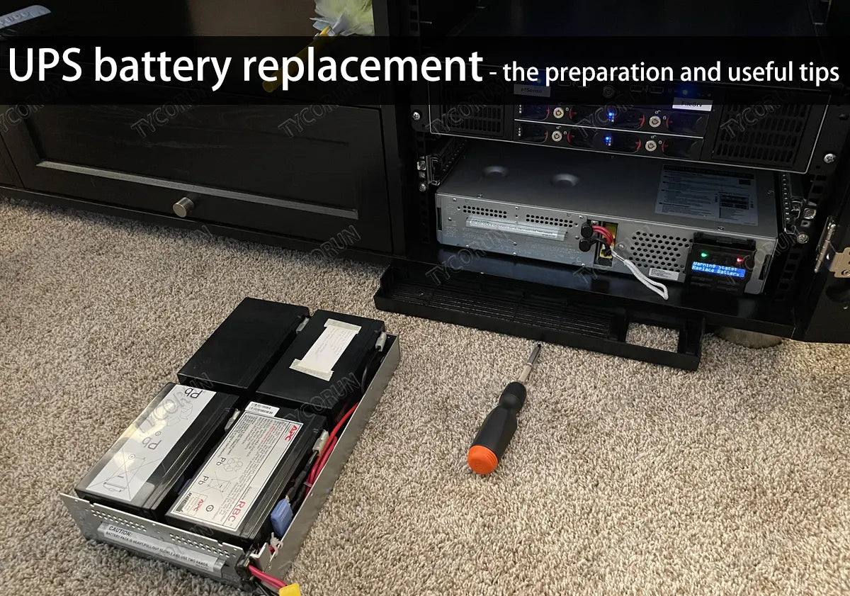 UPS battery replacement - the preparation and useful tips