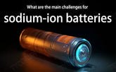 What are the main challenges for sodium-ion batteries