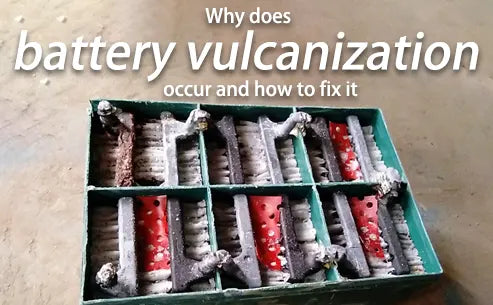 Why does battery vulcanization occur and how to fix it