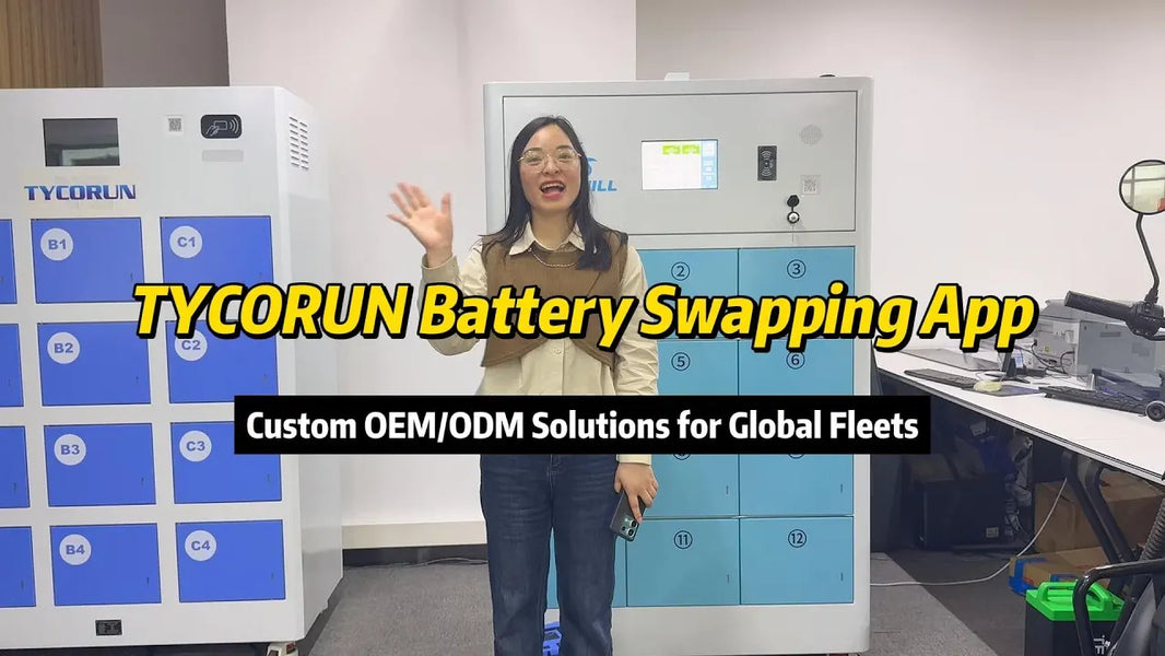 how to use battery swapping TYCORUN apps
