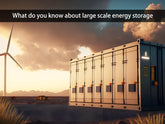 What do you know about large scale energy storage