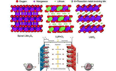 What is the layered structure and ion distribution?