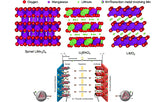 What is the layered structure and ion distribution?