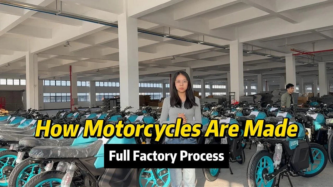 oem electric motorcycle factory tour video