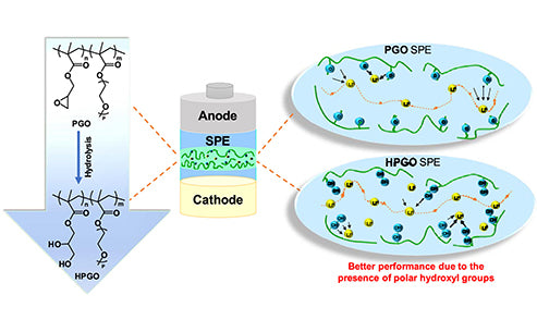 What is a pure solid polymer electrolyte?