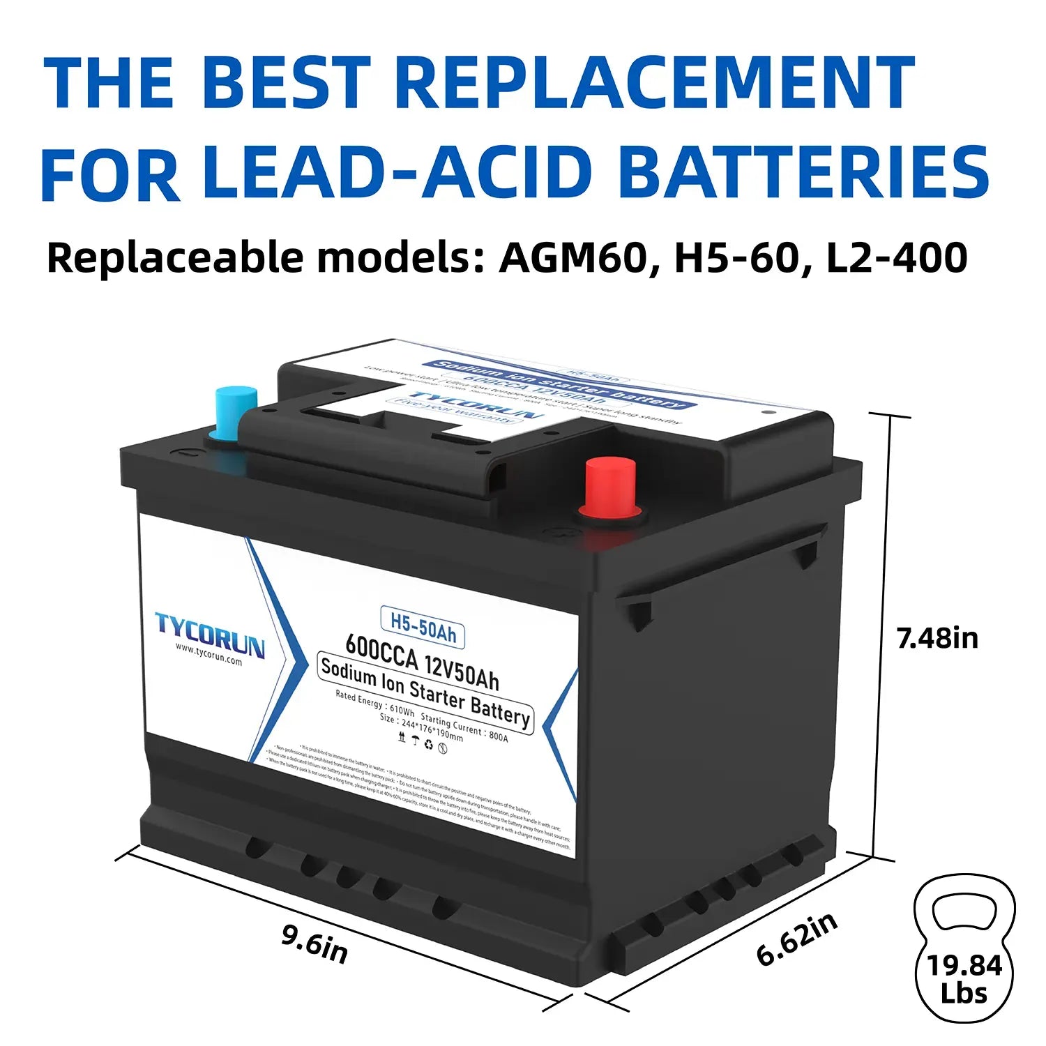 Cheap Sale Stop Start Car Batteries 12v 50AH 600CCA Sodium ion Battery Automotive Replacement Batteries