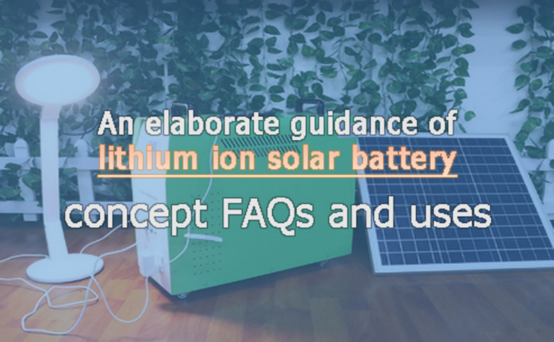 WHY CHOOSE TYCORUN LITHIUM SOLAR BATTERY FOR MY SOLAR SYSTEM