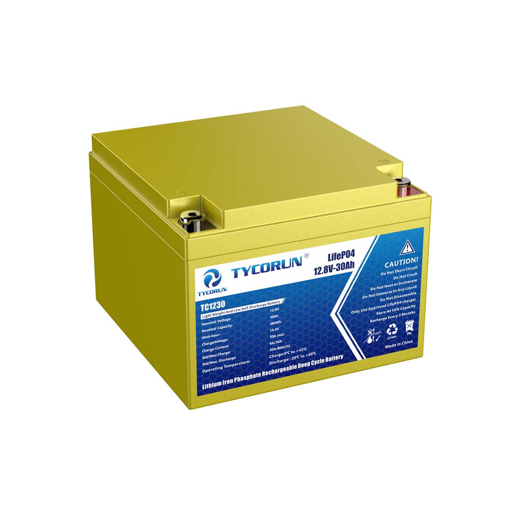Tycorun 12 Volt 30Ah Lithium Deep Cycle Battery