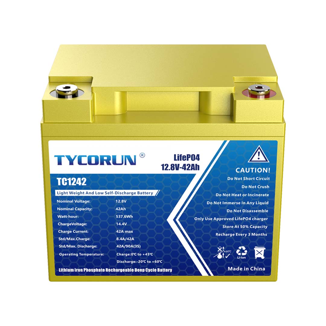 Tycorun 12 Volt 42Ah Lithium Deep Cycle Battery
