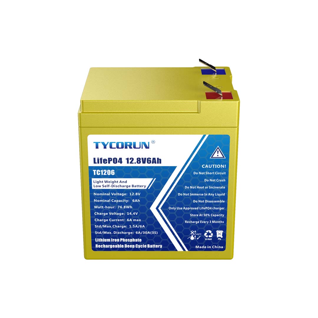 Tycorun 12 Volt 6Ah Lithium Deep Cycle Battery
