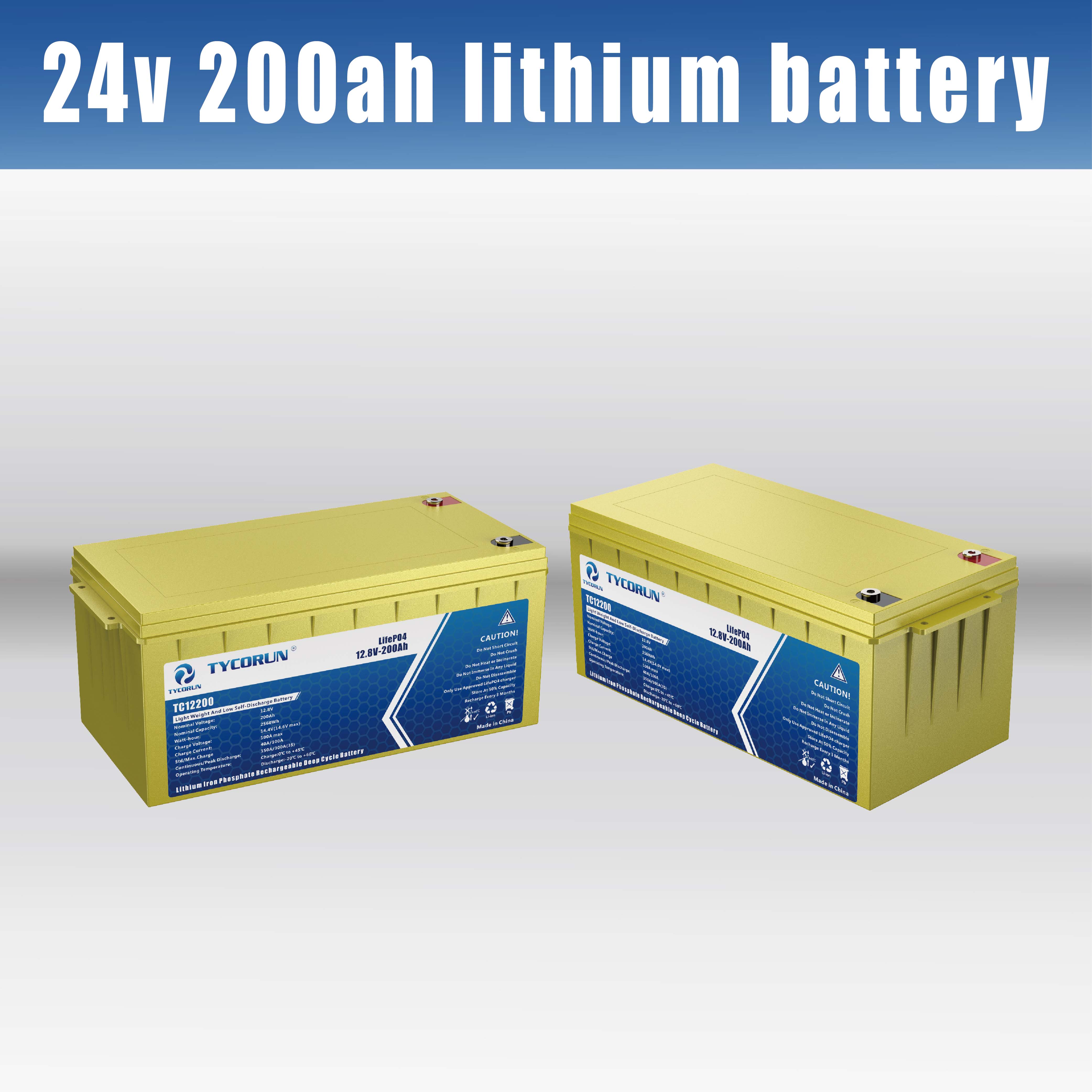 24v200ah lithium battery