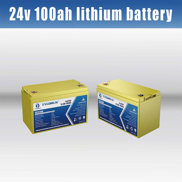 24v100ah lithium battery