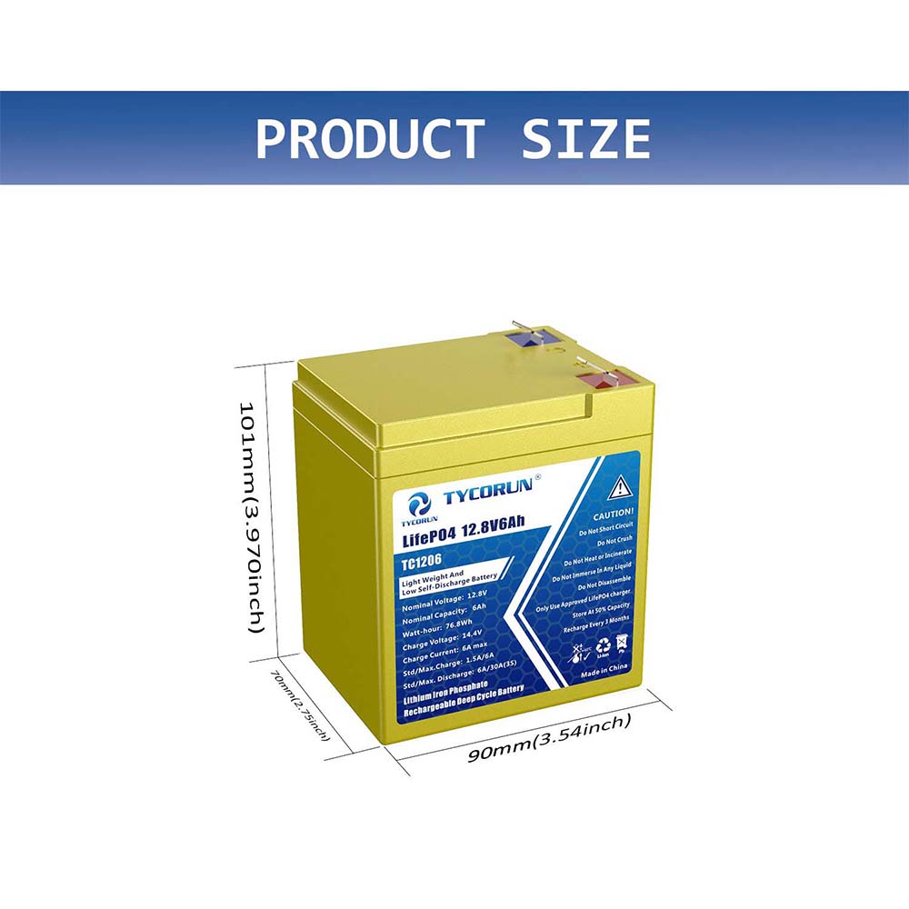 12v6ah lithium battery