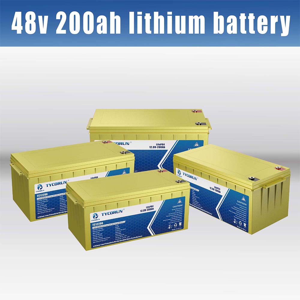 TYCORUN 48V 200AH LIFEPO4 DEEP CYCLE BATTERY SET FOR SALE-Tycorun Batteries