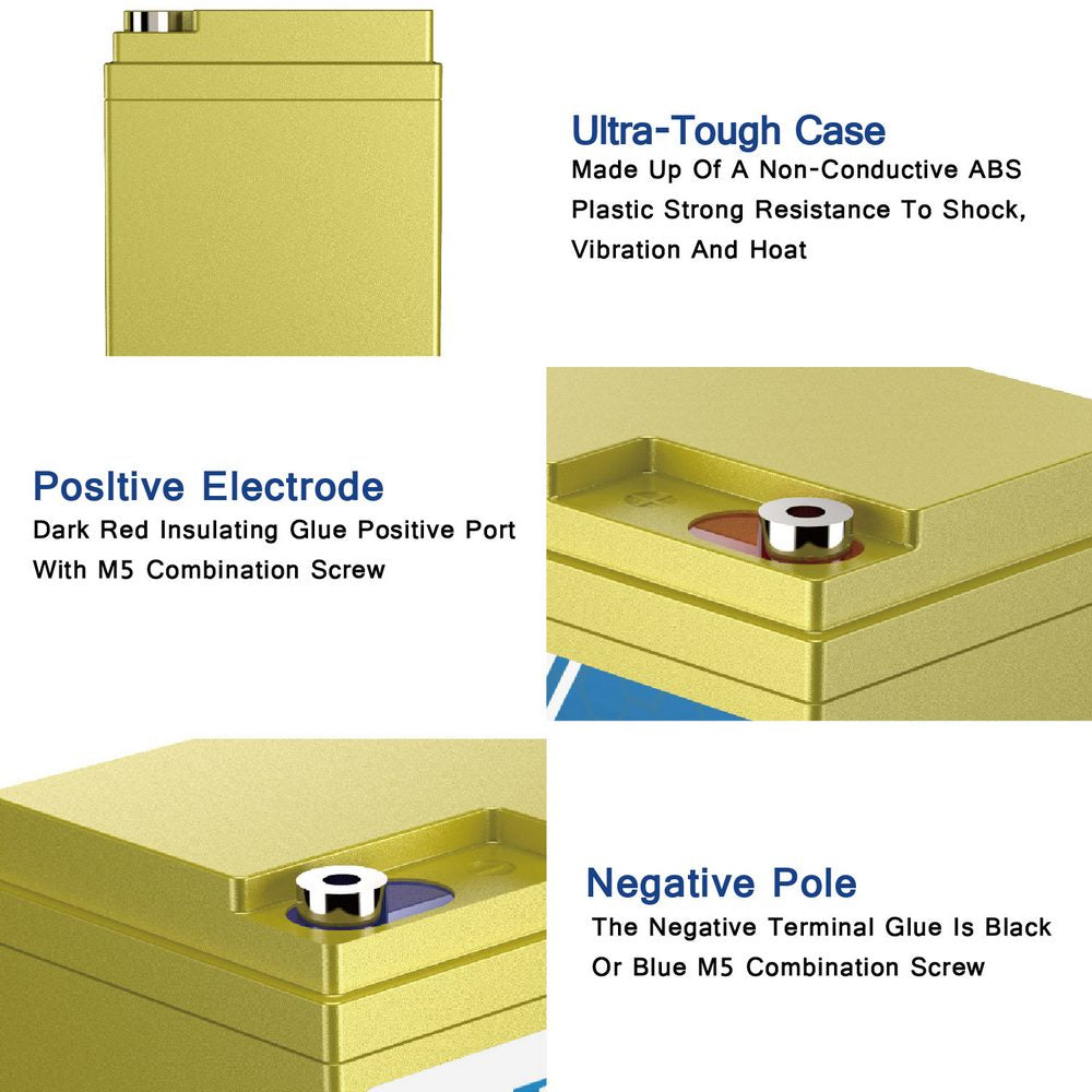 Tycorun 12 Volt 20Ah Lithium Deep Cycle Battery