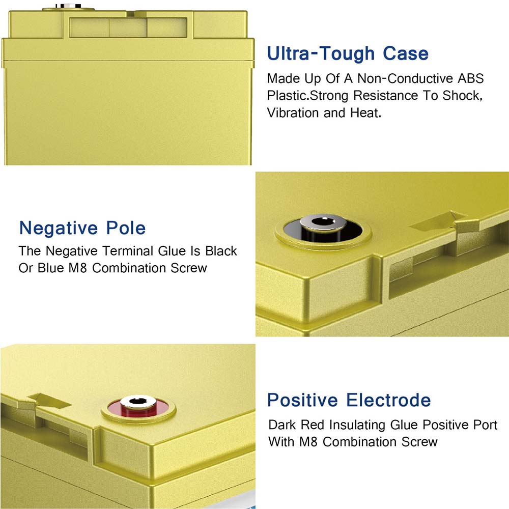 TYCORUN 24V 100AH LIFEPO4 DEEP CYCLE BATTERY SET FOR SALE